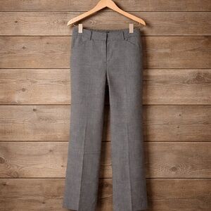 Victor 12 Petite Bootcut Grey Wool Rayon Polyester Slacks